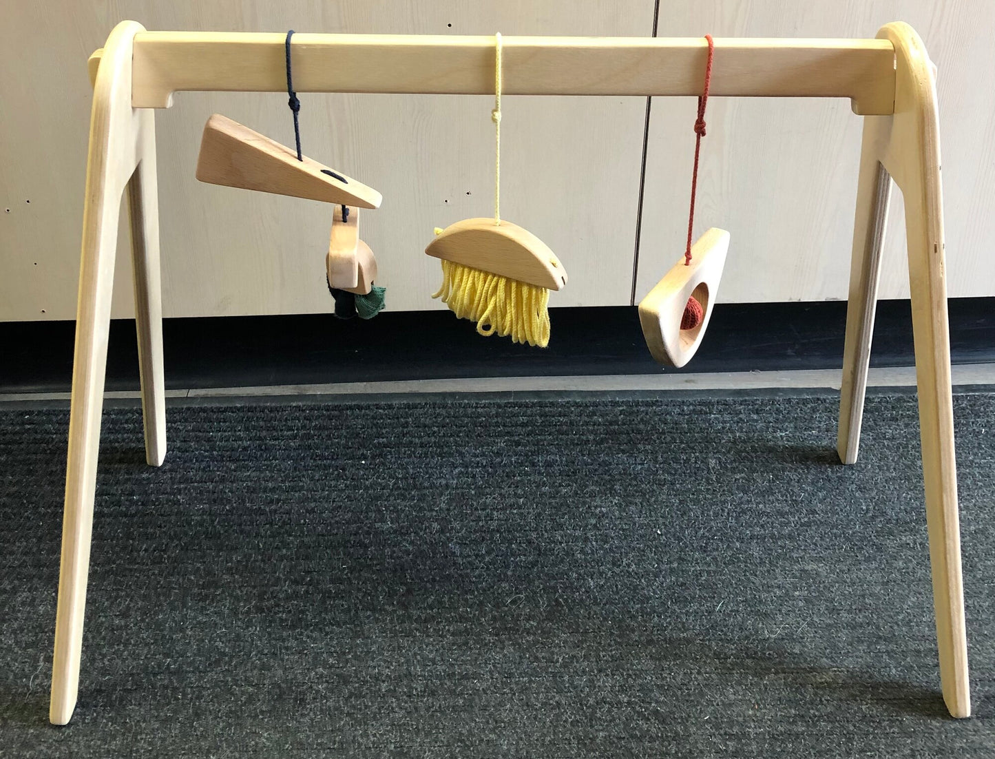 Natural  Caribou Wooden Play Gym, USED