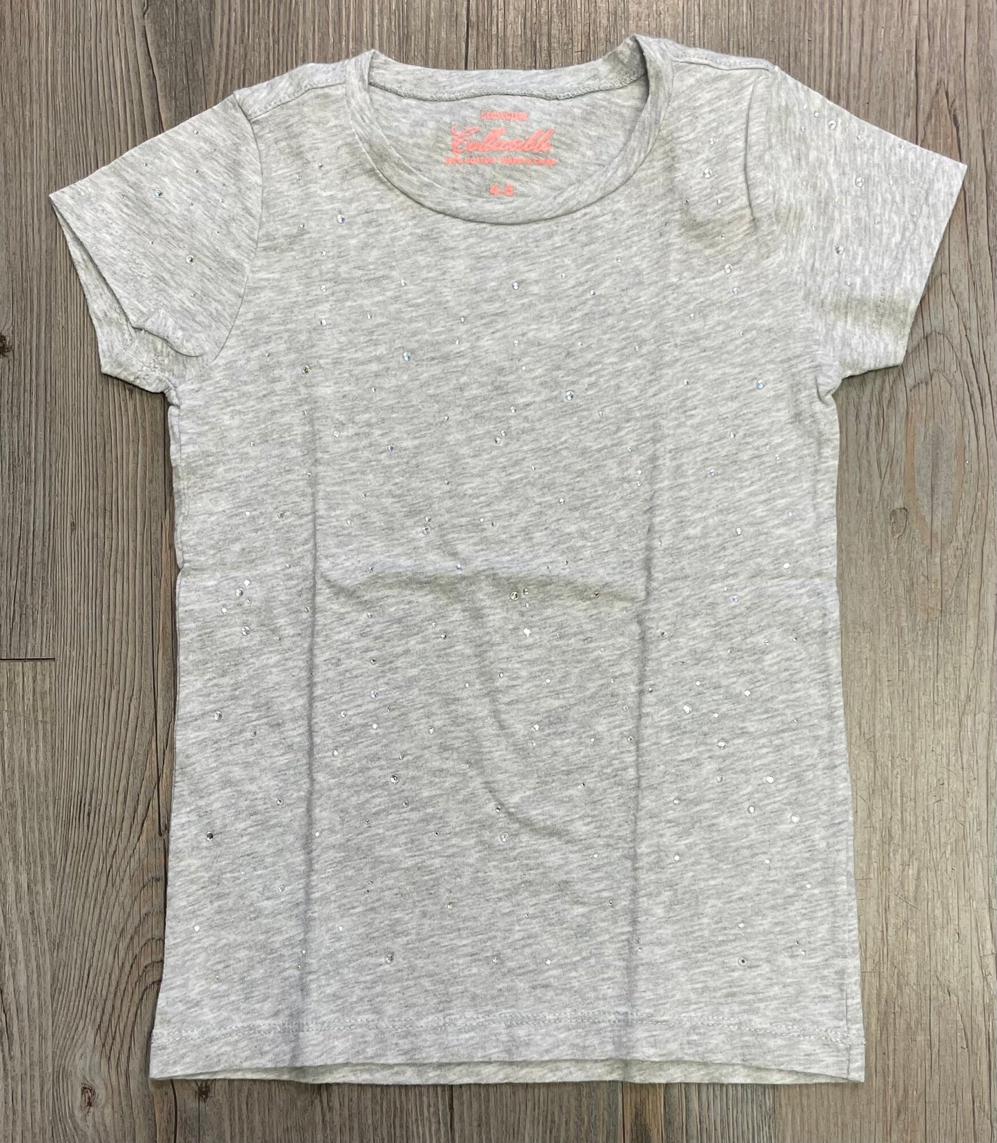 Grey  Crewcuts Tee, 4-Y