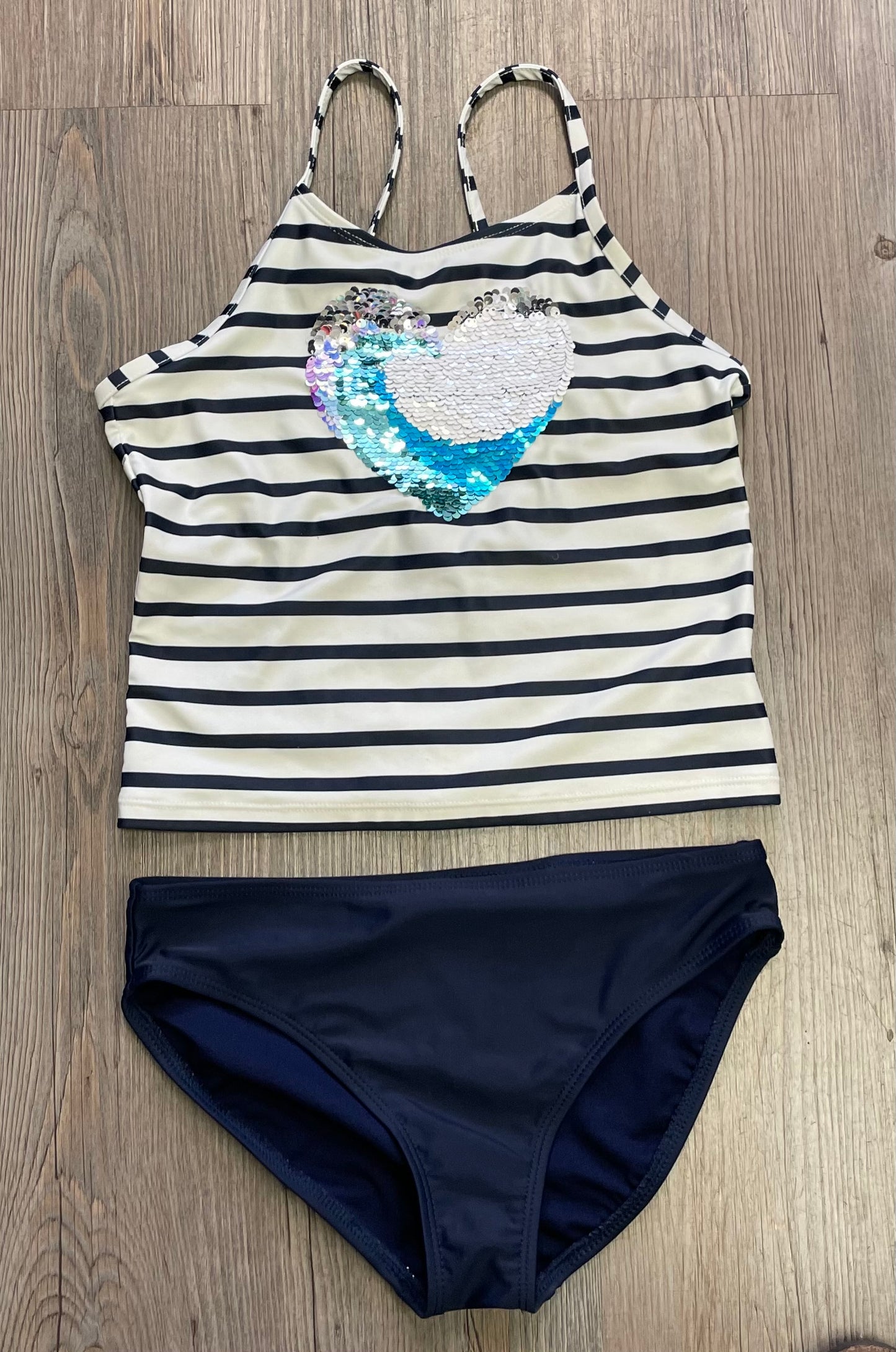 Multi  Gap Bathing Suit 2pc, 10Y