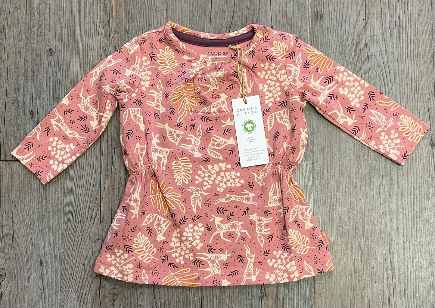 Old Rose  Noppies Baby Dress, 1-2M