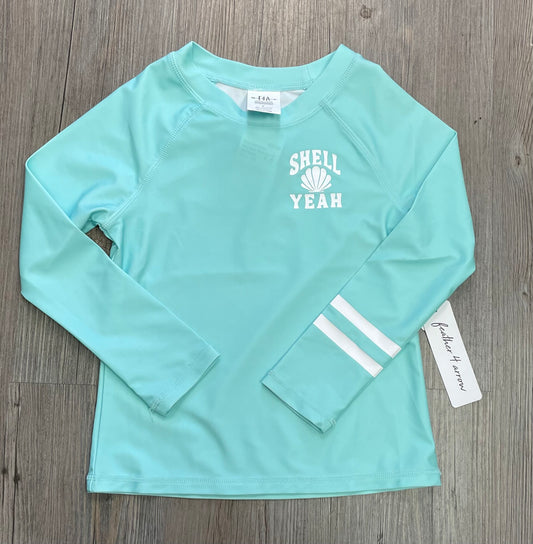 Seafoam  F4A Rah Guards LS, 6Y