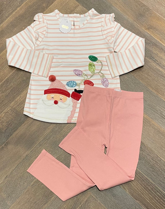 Pink  Mudpie 2pcs Holiday Set, 5Y