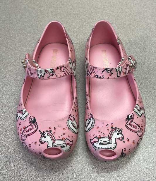 Pink  Mini Melissa Sandals, 7T