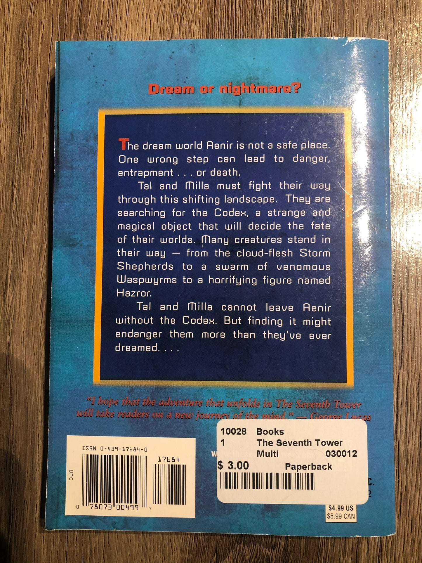 Multi  The Seventh Tower, Paperback