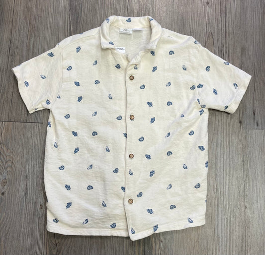 Ivory  Zara Shirt, 4-5Y