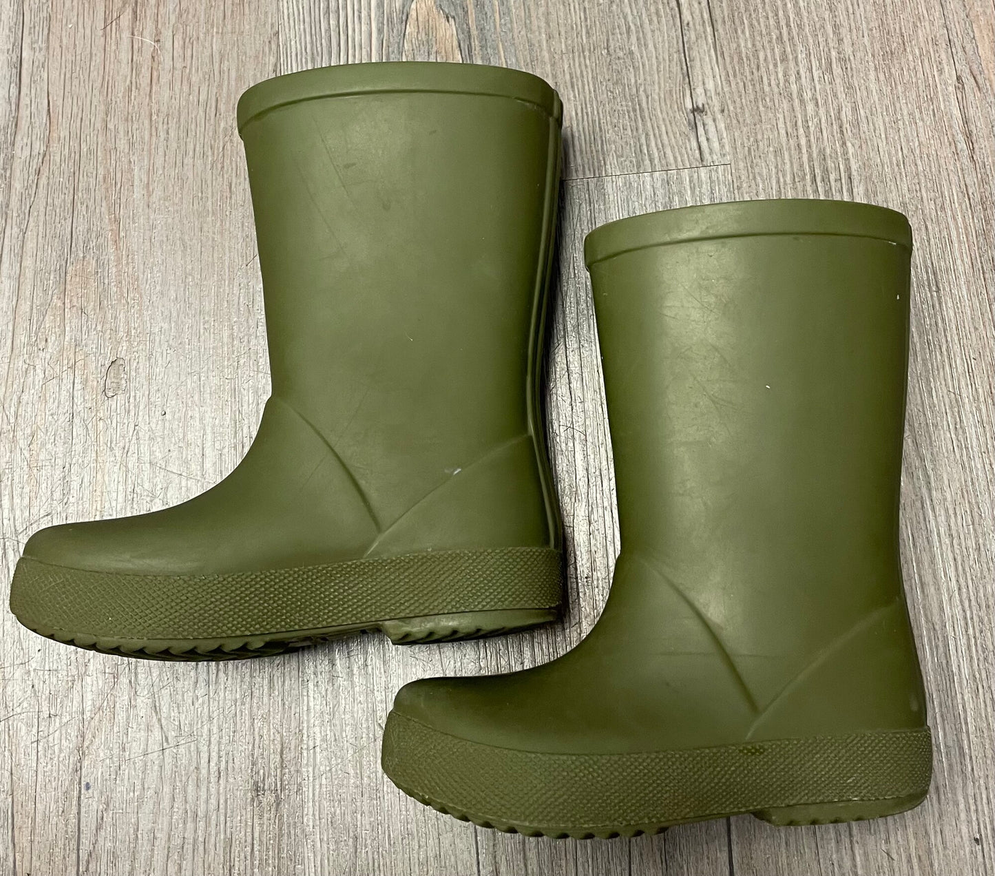 Green  Zara Rain Boots, 6T