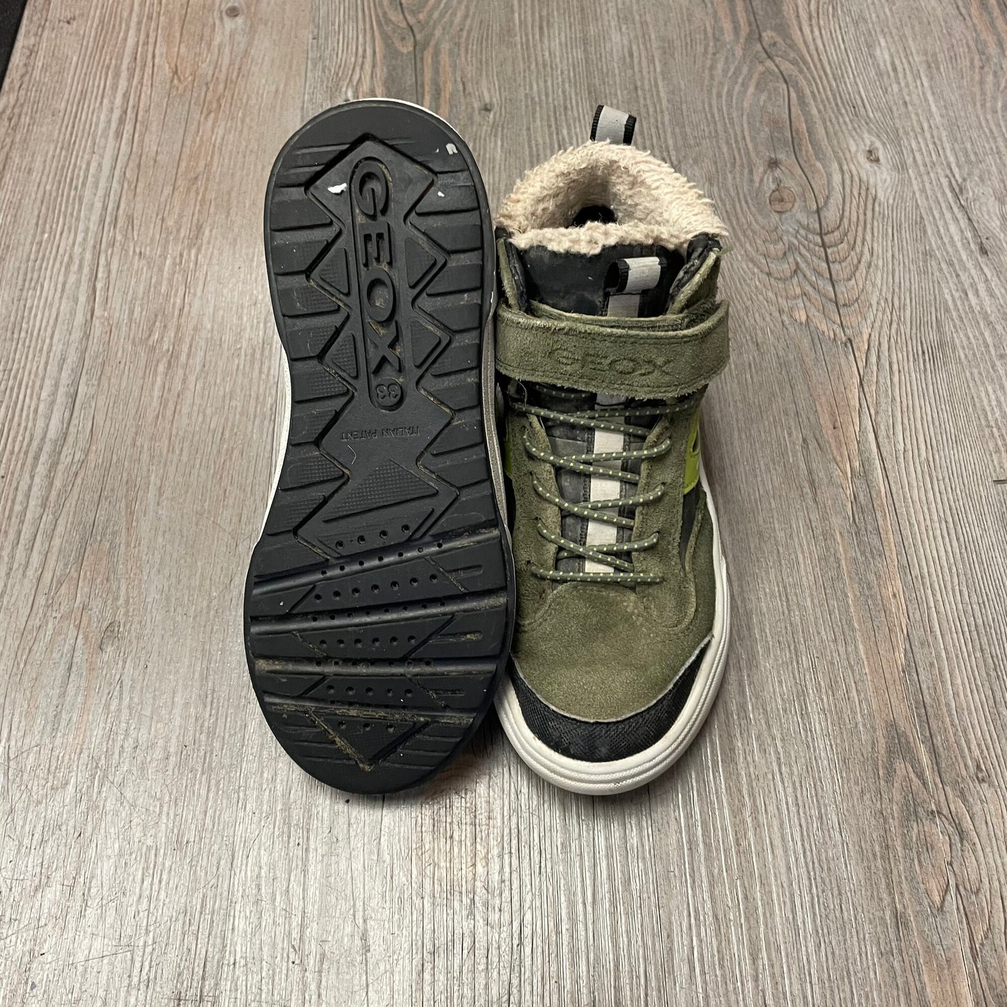 Green  Geox Hightop Shoes, 2Y