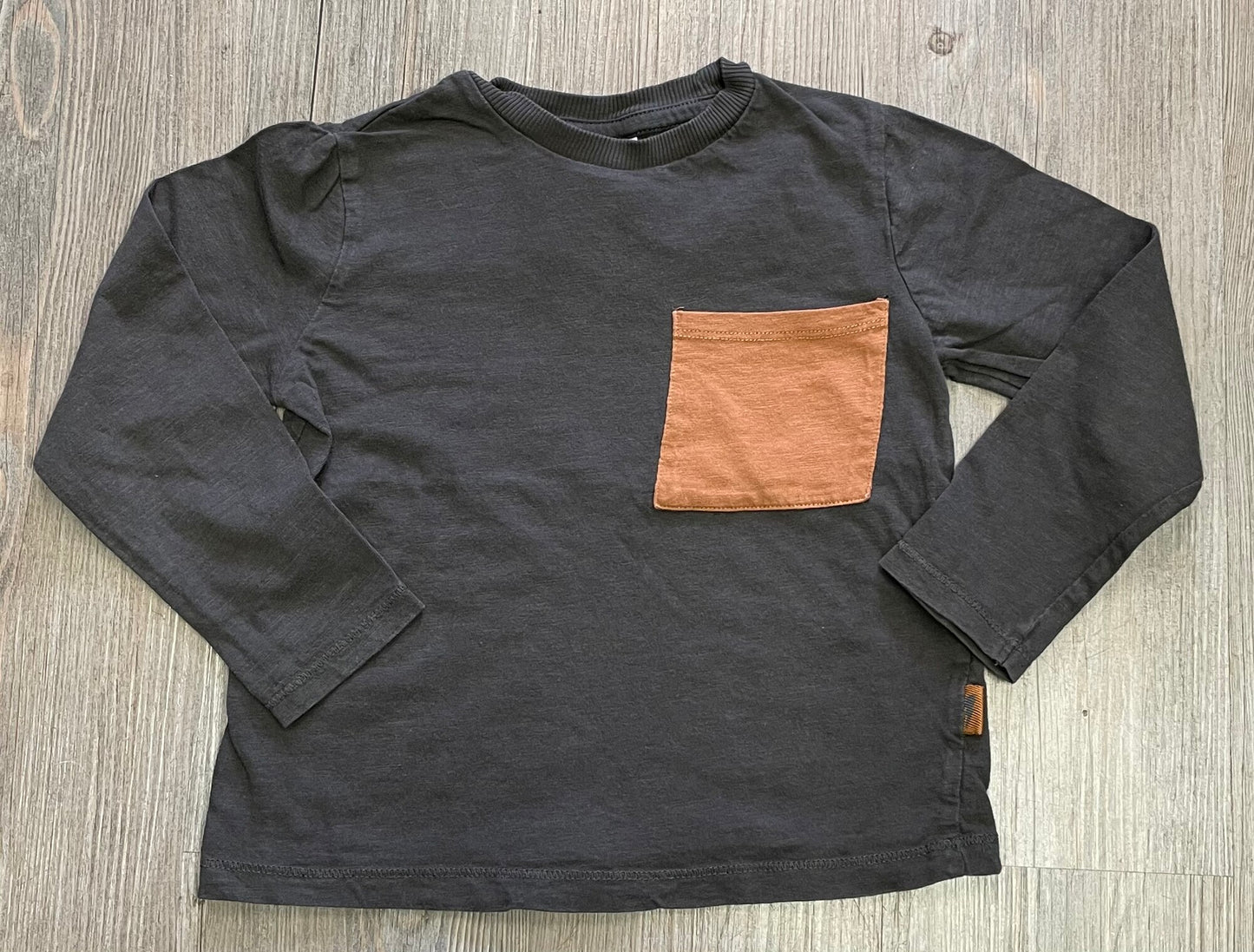 Grey  Zara LS Tee, 5Y