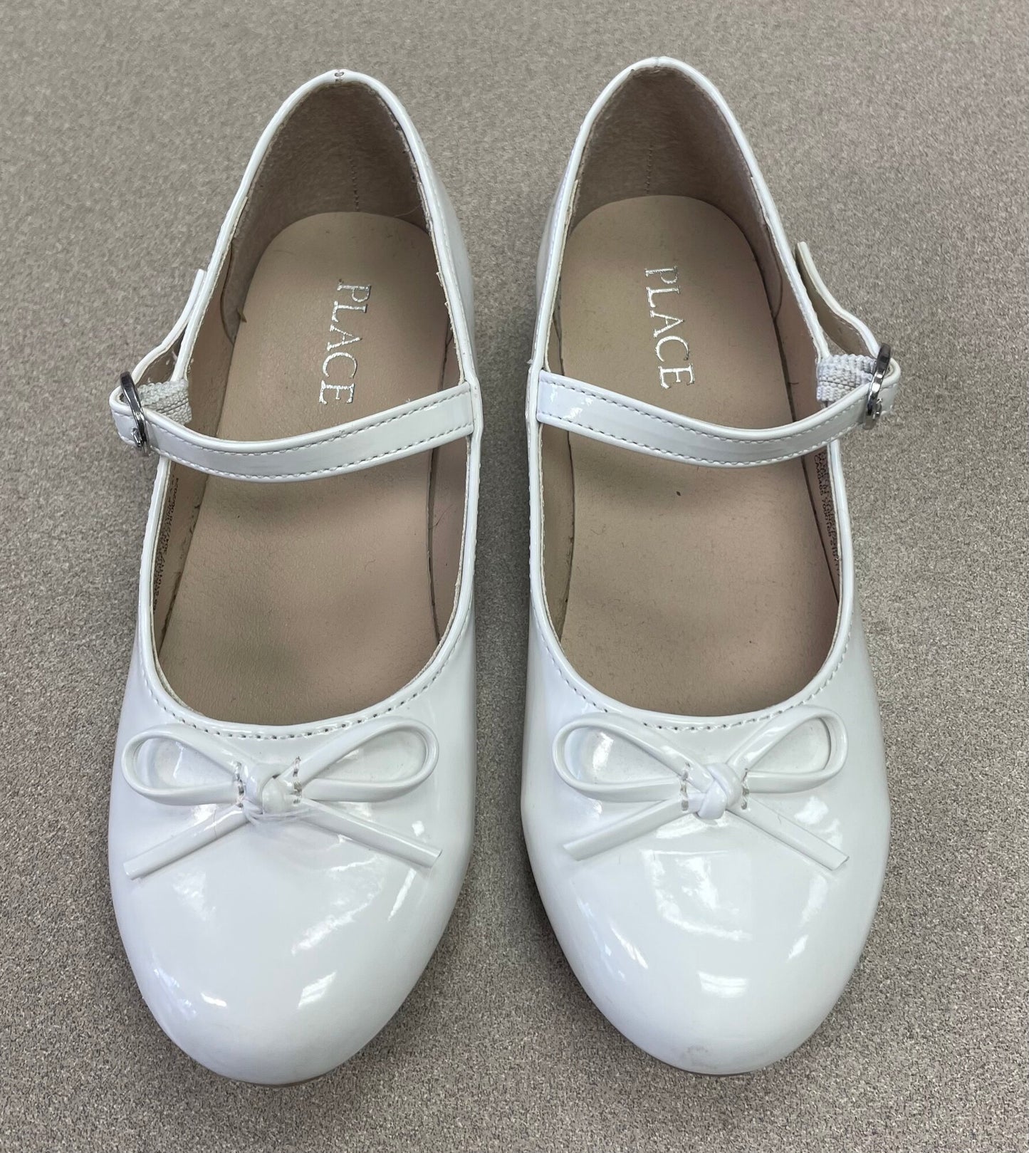 White  Childrens Place Low Heel, 11Y