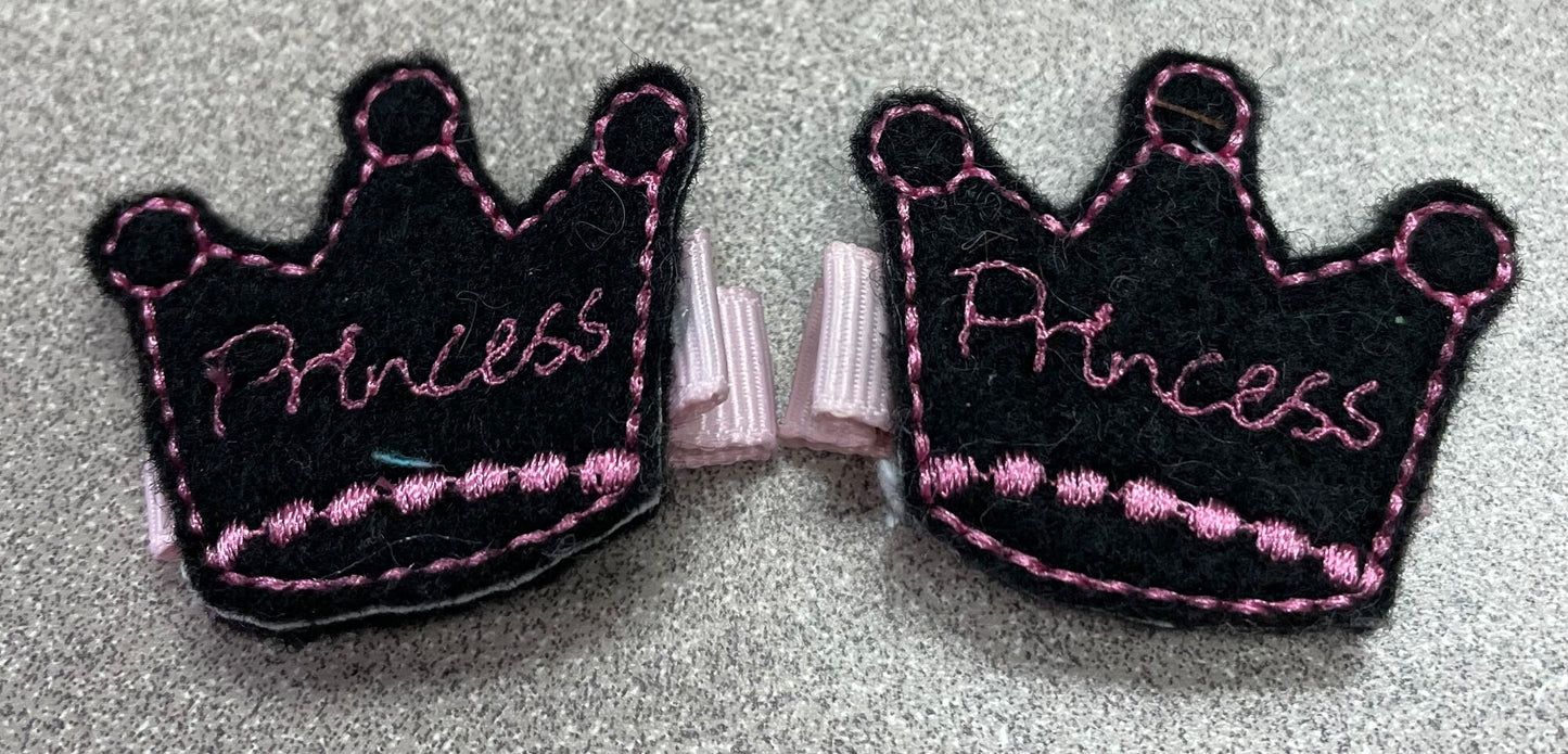 Multi  Princess Barrettes, None