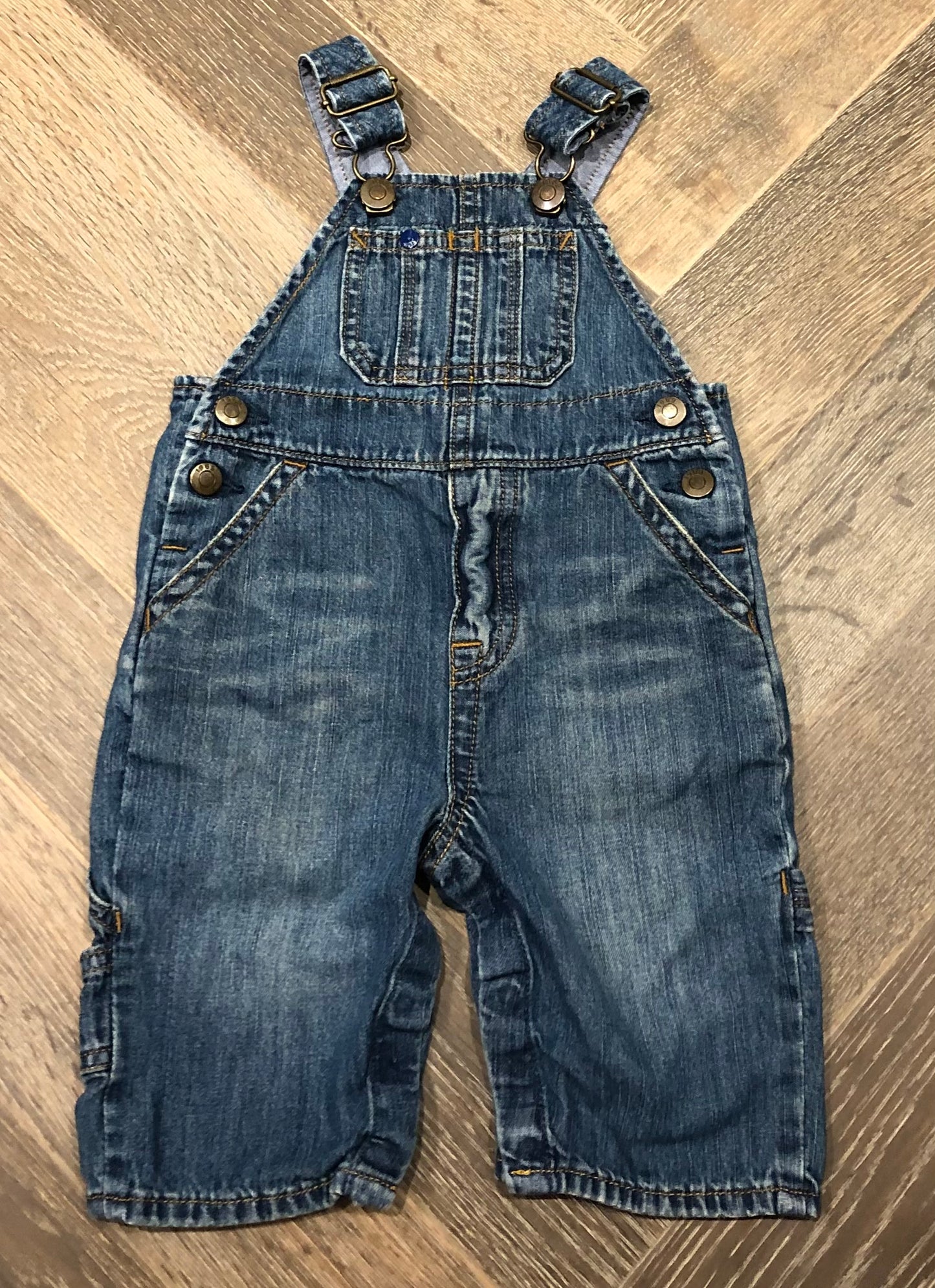 Blue  Gap Overalls, 3-6M