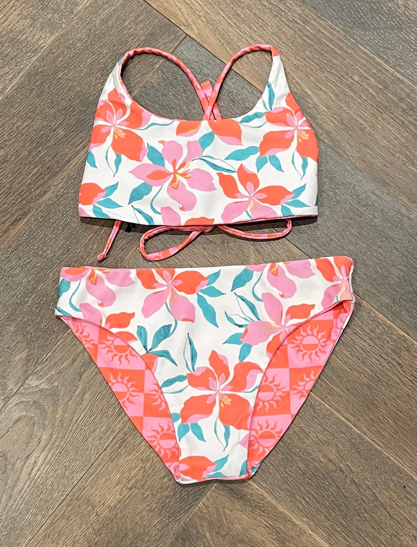Ecru  F4A Waverly Reversible, 6Y
