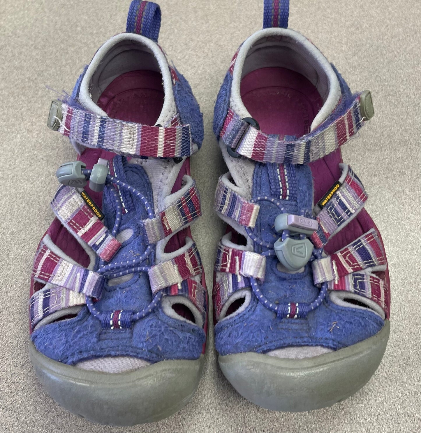 Purple  Keens Sandals, 10T