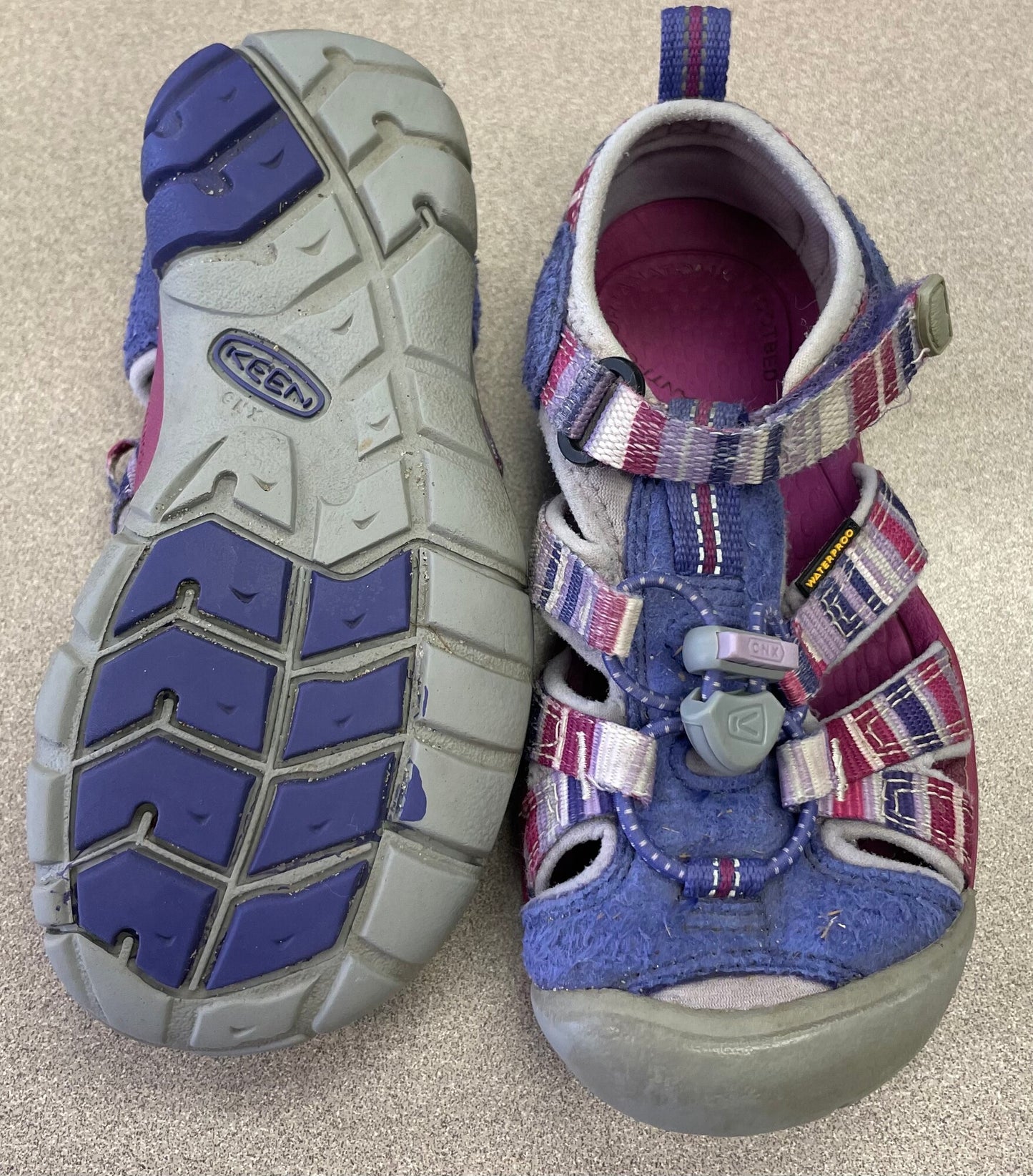 Purple  Keens Sandals, 10T