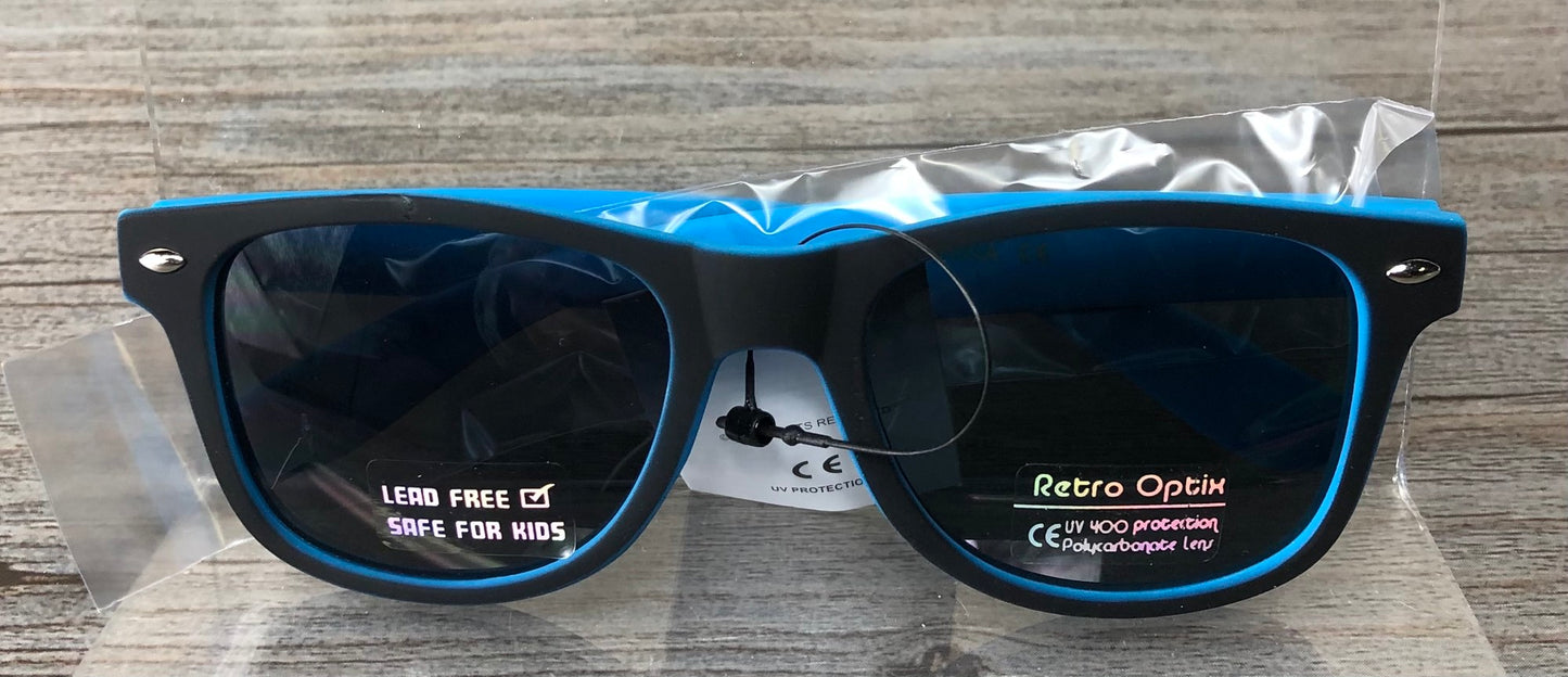 Blue  2 Tone Sunglasses - Blue, 1-4 Years