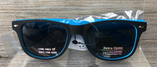 Blue  2 Tone Sunglasses - Blue, 1-4 Years