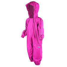 Pink  Splashy Rain Suit, 18-24M