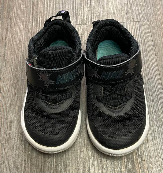 Black  Nike Velcro Shoes, 8T