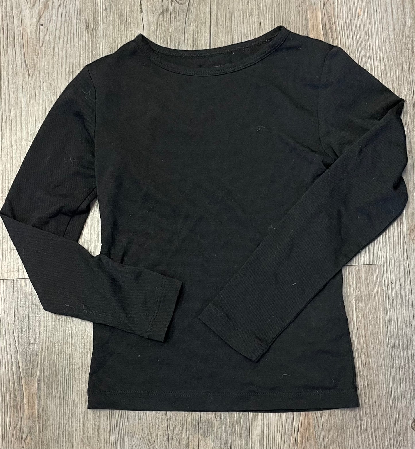 Black  Weatherproof LS Top, 6-7Y
