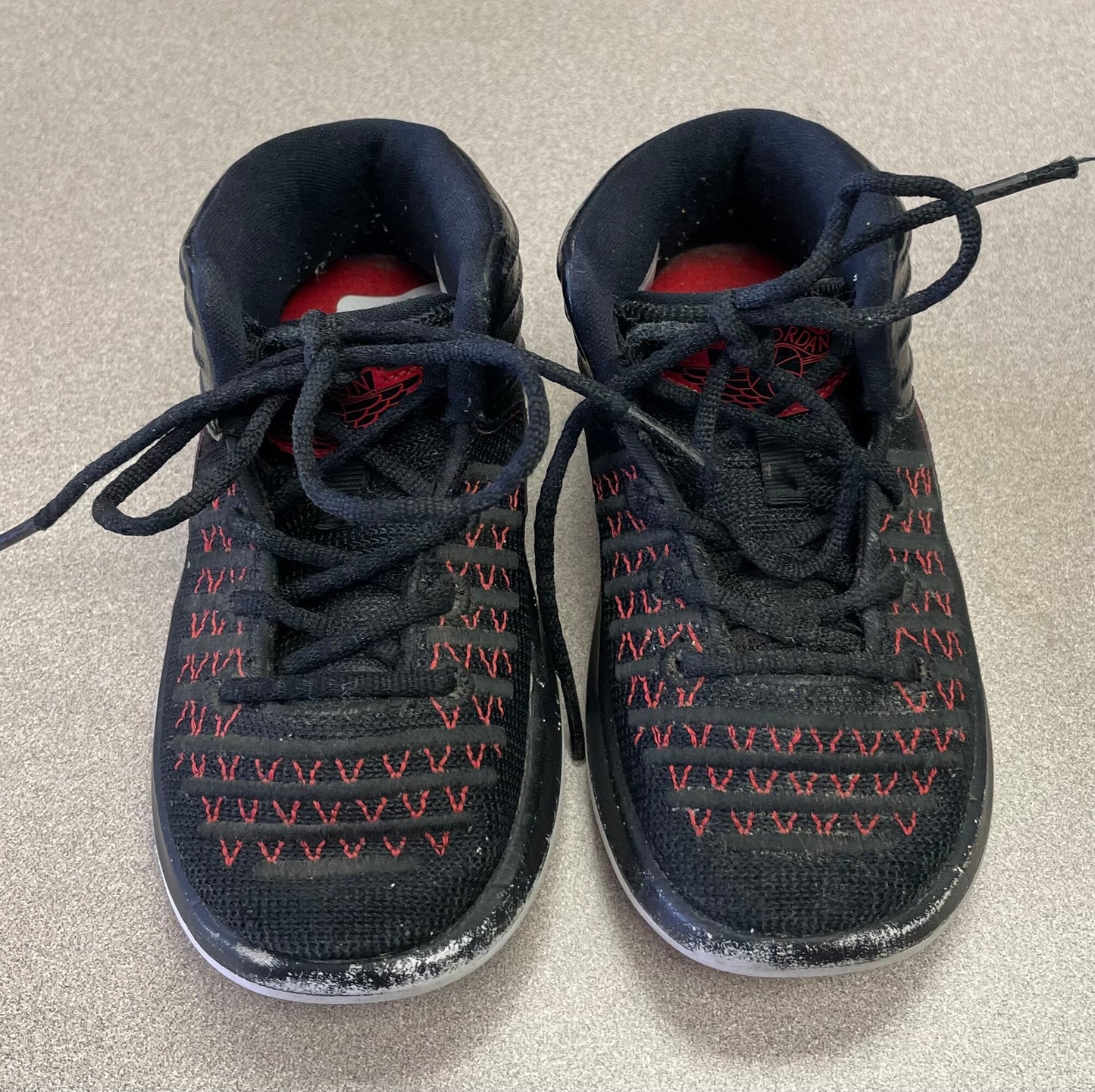 Black  Jordan Shoes, 9T