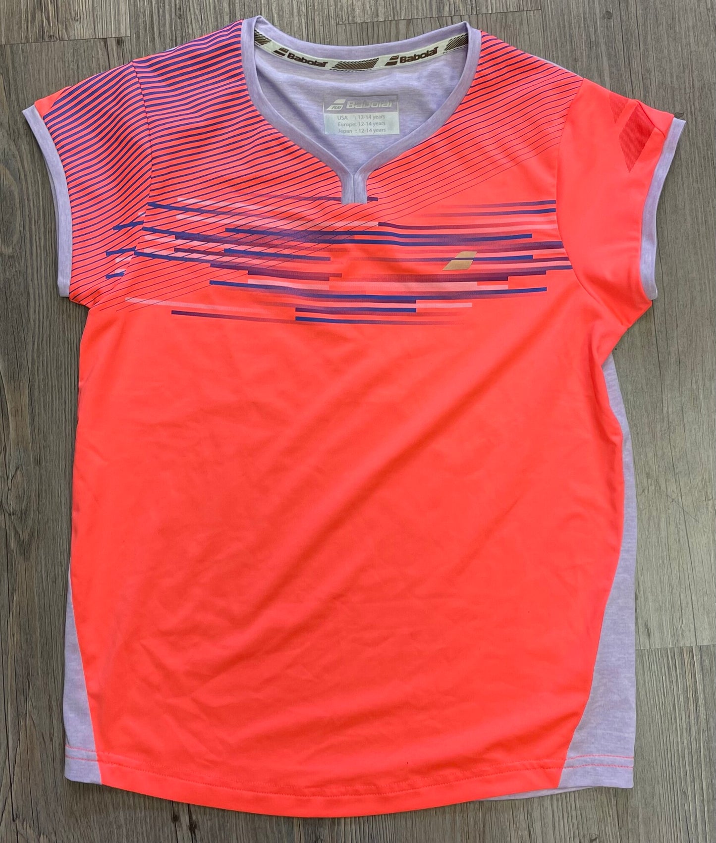 Neon  Babola Tennis Tee, 12-14Y