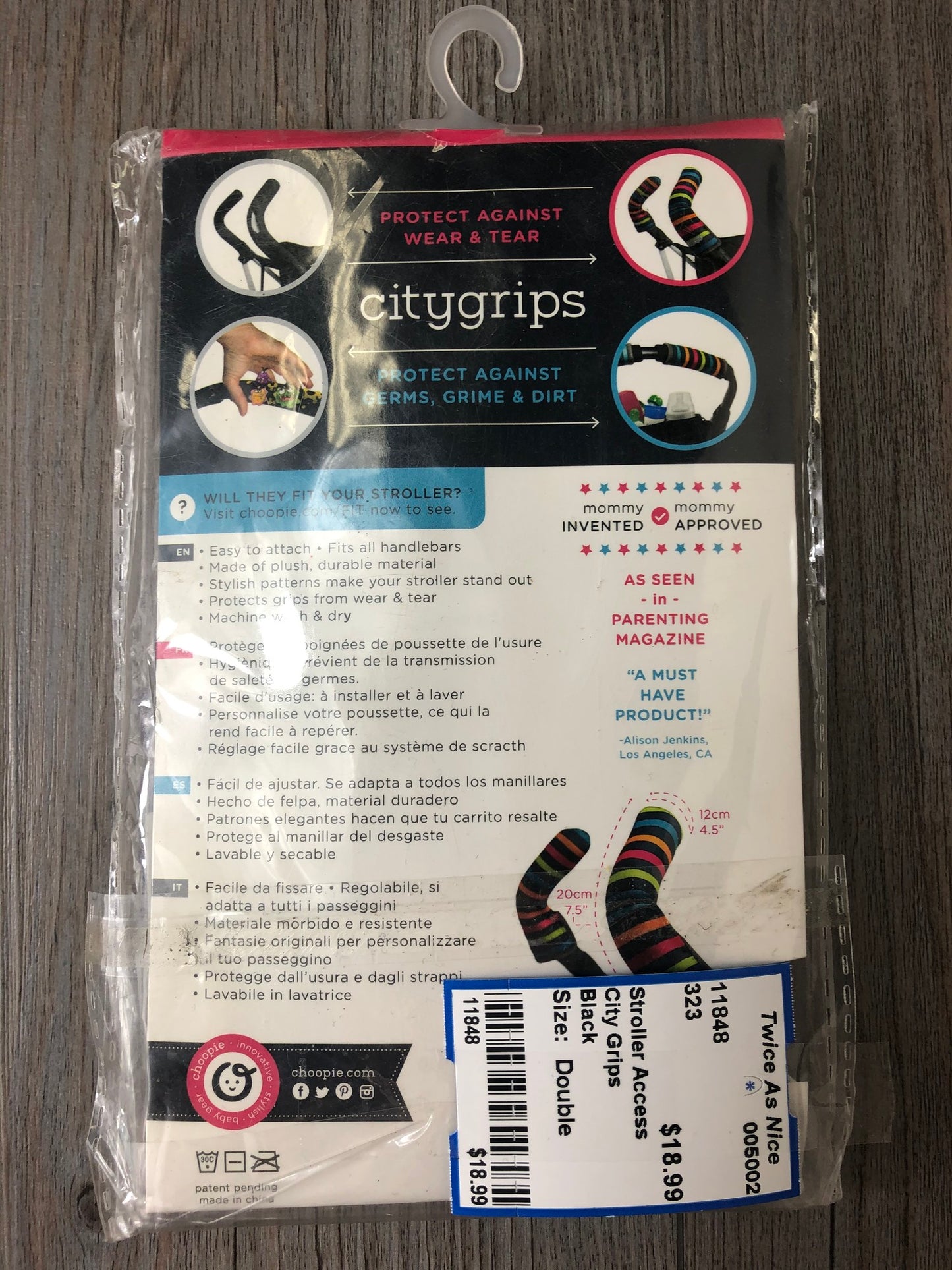 Black  City Grips, Double