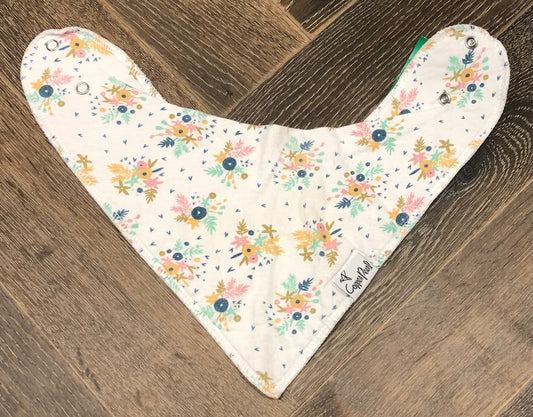 Multi  Copper Pearl Bib, One Size