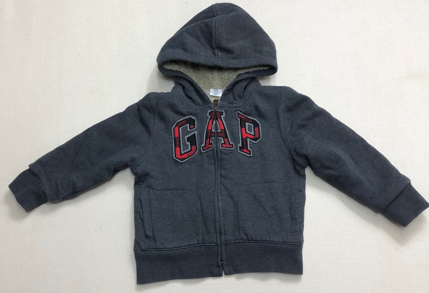 Grey  Gap Fleece Lined Sweater, 3Y