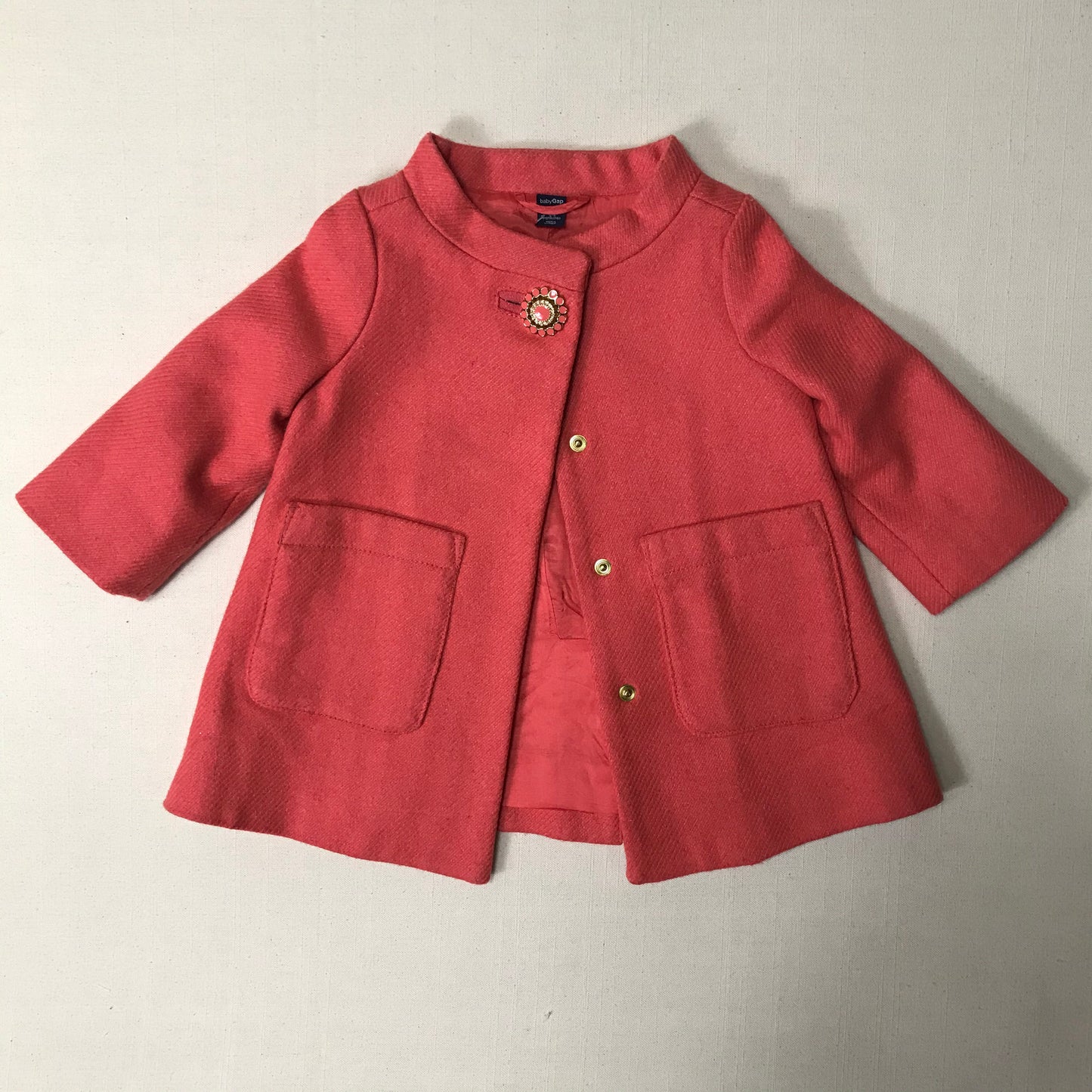 Orange  Gap Fall Spring  Coat, 12-18M