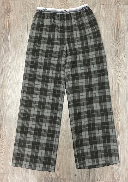 Grey  Jack Fleece Pj Bottom, 12Y