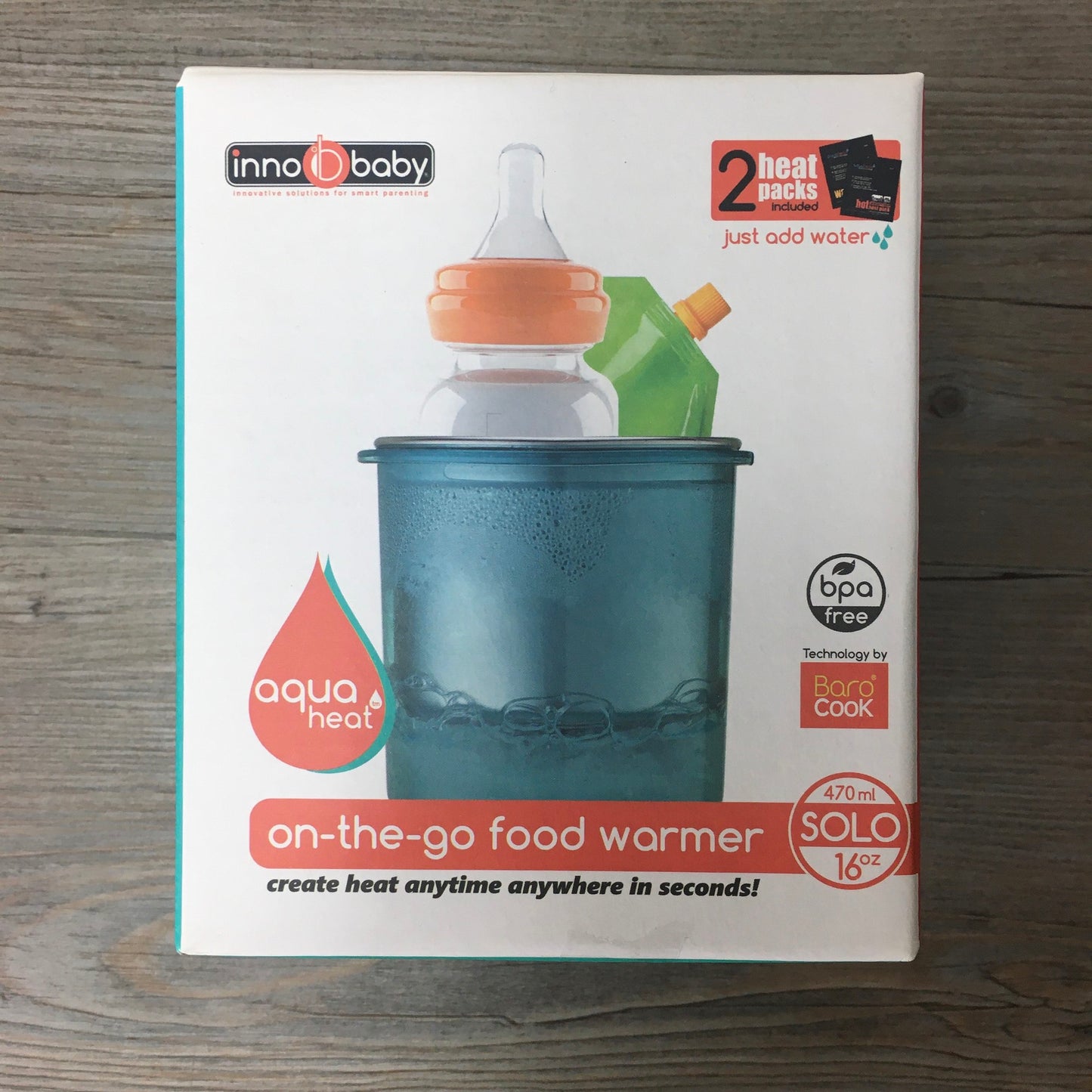 Teal  Innobaby On The Go Food W, New