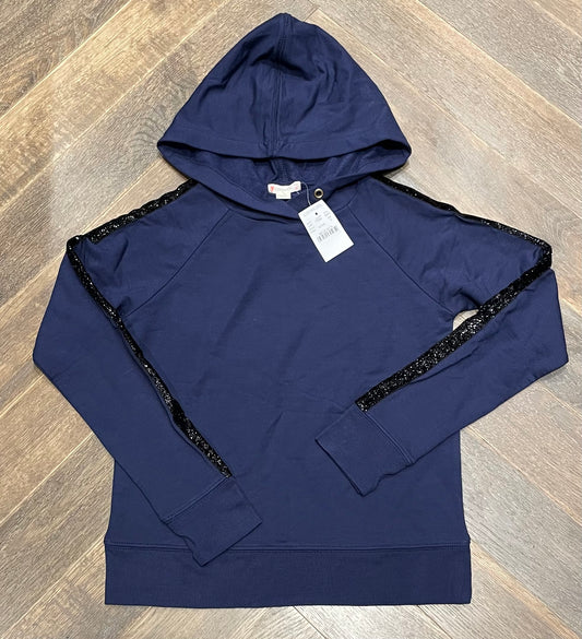 Navy  Crewcuts Pullover Hoodie, 8Y
