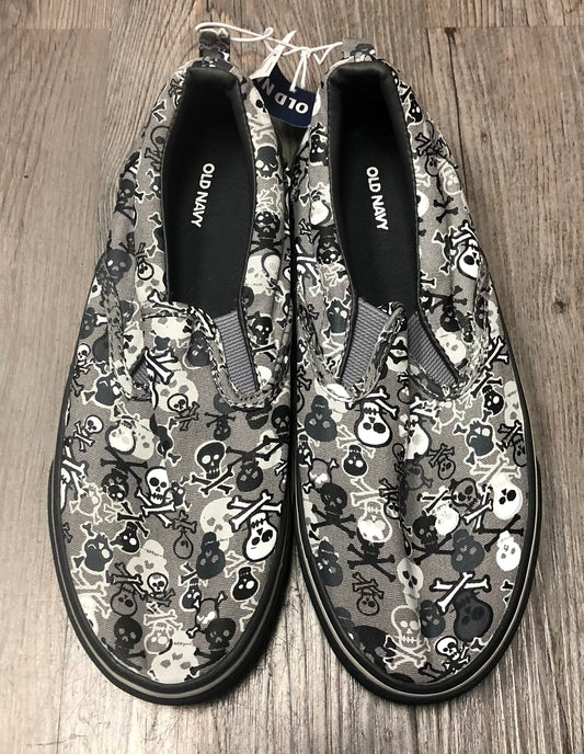 Grey/blk  Old Navy Slip On Shoes, 5Y