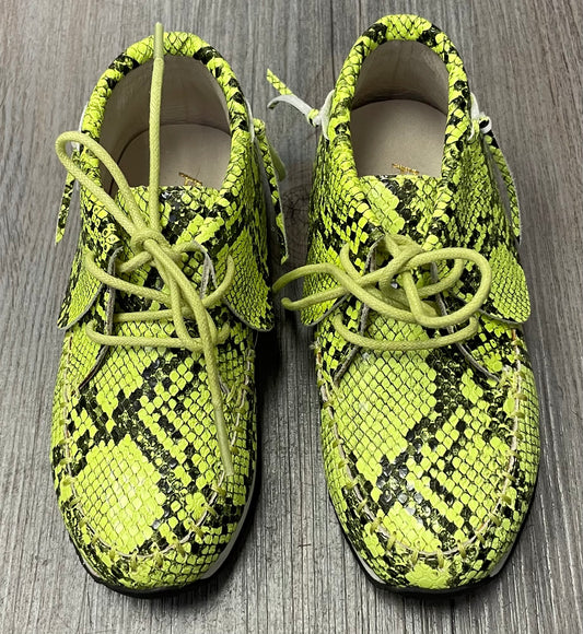 Lime  Akid Moccassin Shoes, 11Y