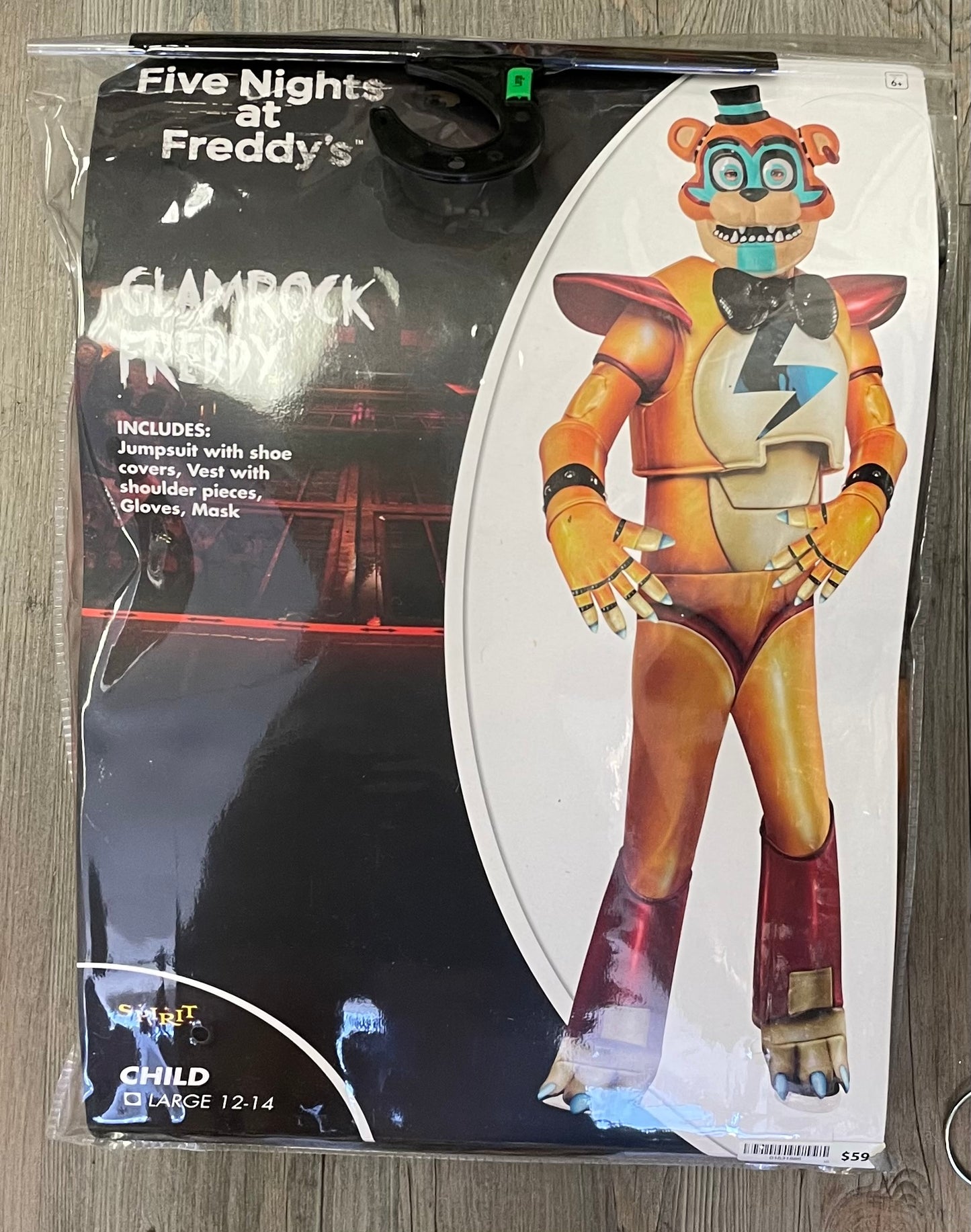 Multi  Glamrock Freddy Costumes, 12-14Y