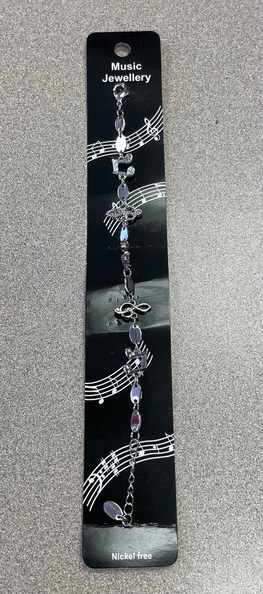 Silver  Music Jewelry, NEW