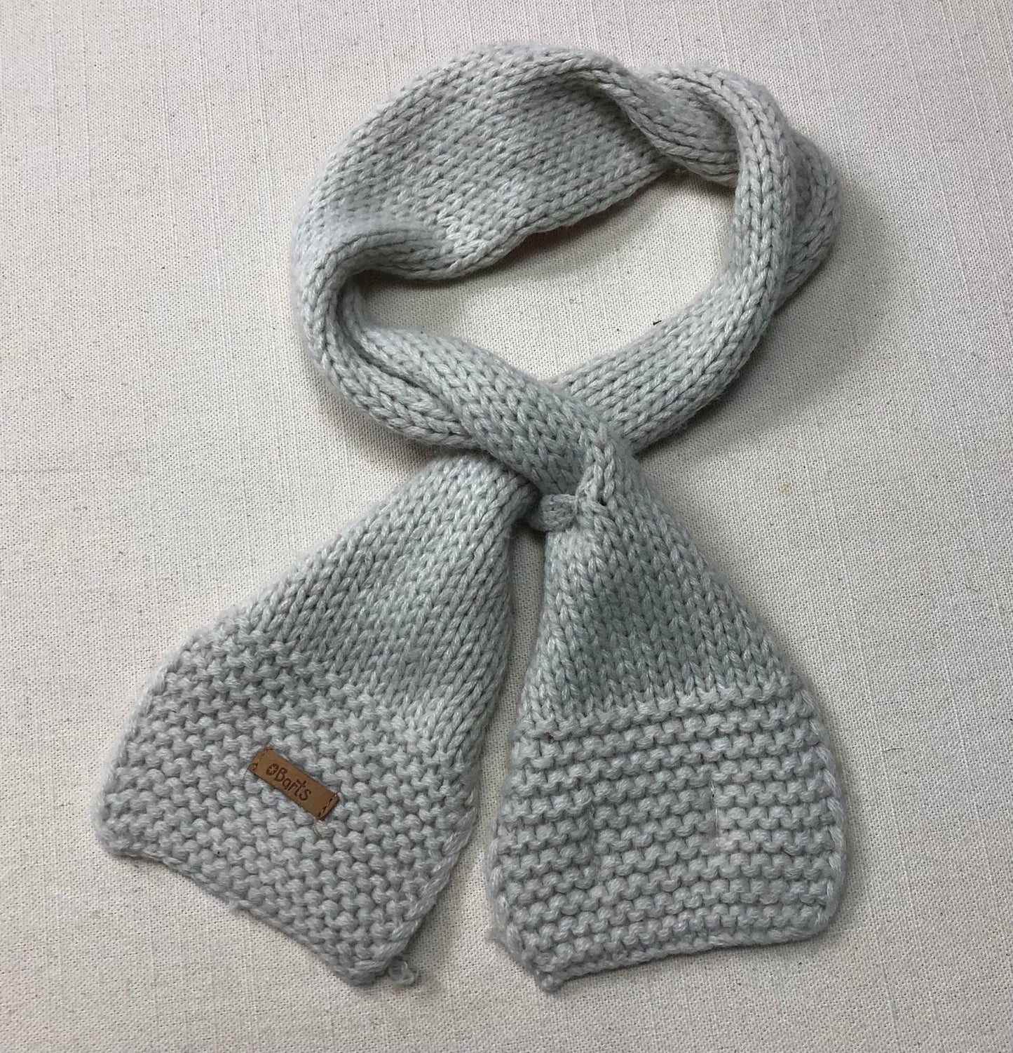 Cream  Barts Knit Scarf, Toddler