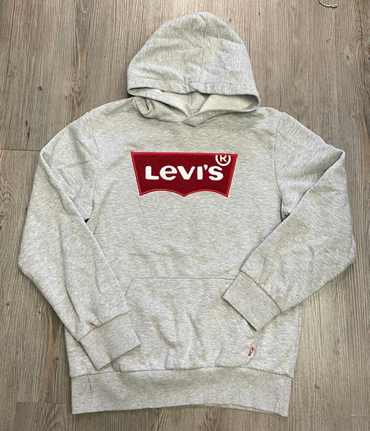 Grey  Levis Pullover Hoodie, 12-13Y