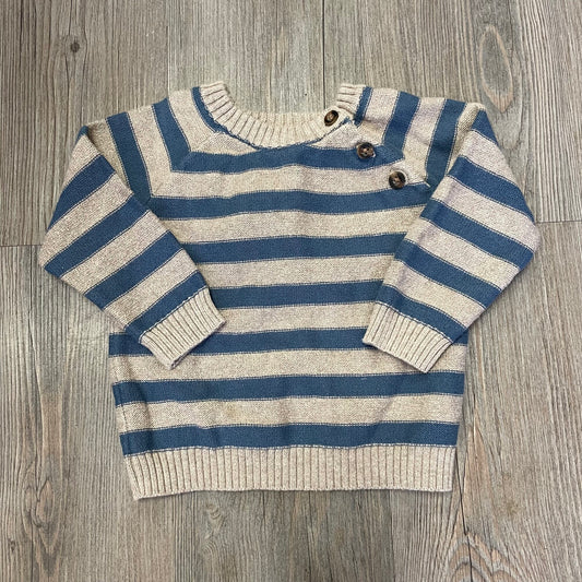 Blue/bro  Carters Knit Sweater, 9M