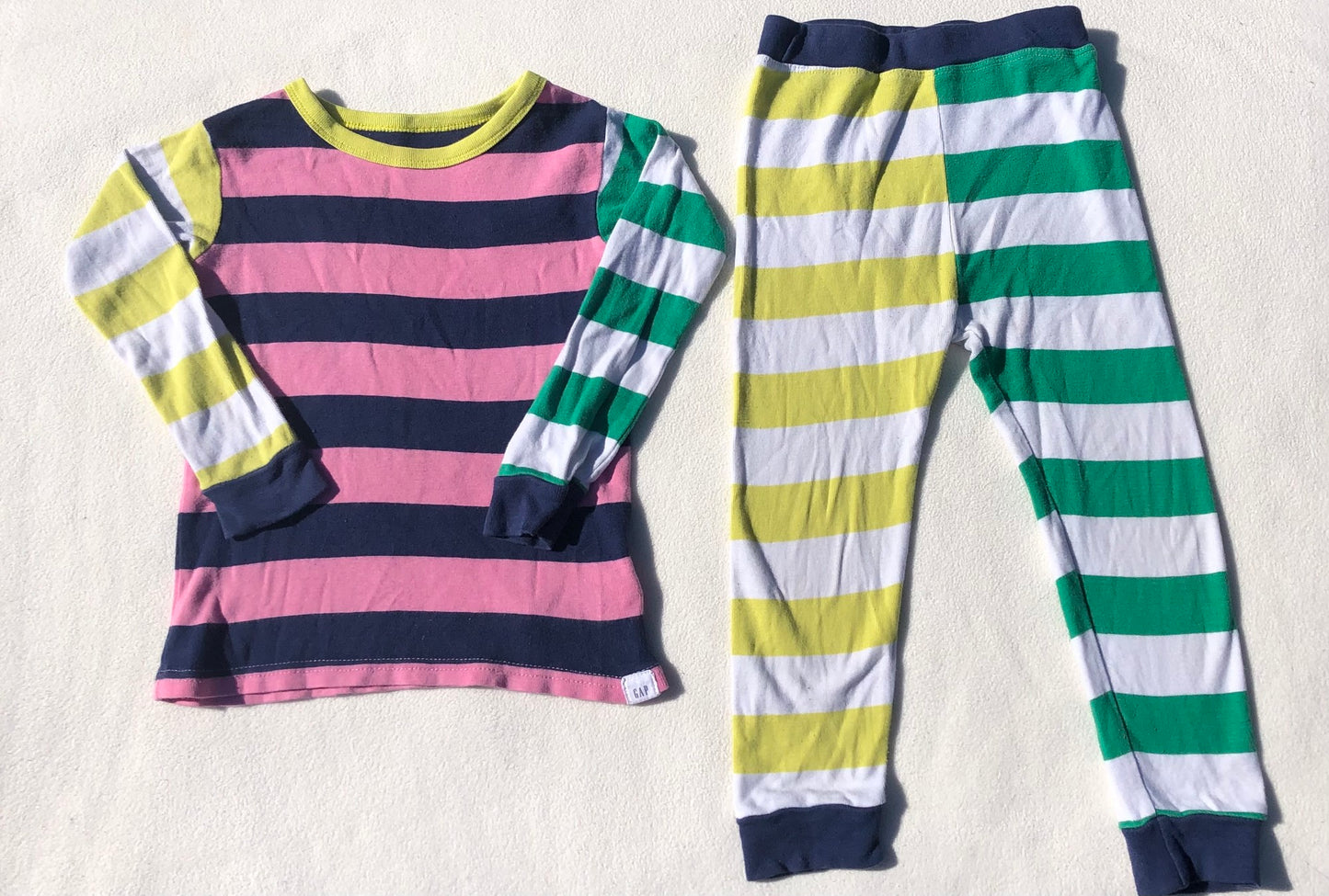 Striped  Gap Pj Set, 2Y