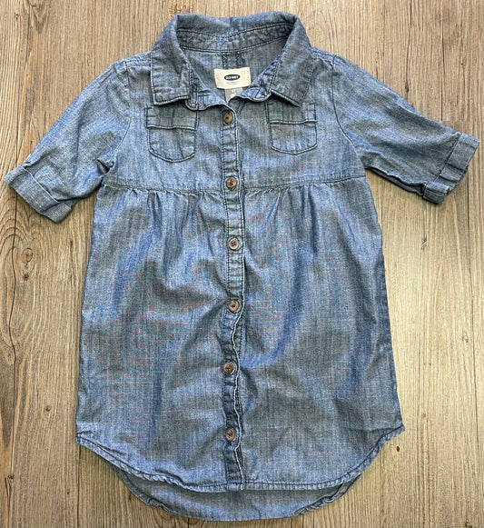 Blue  Old Navy Dress LS, 4Y