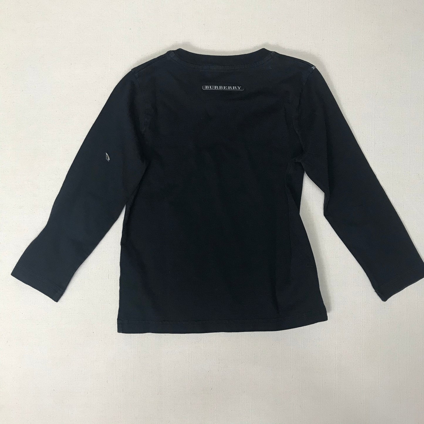 Black  Burberry LS Tshirt, 5Y