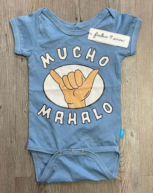 Indigo  F4A Mucho Mahalo Onesie, 6-12M