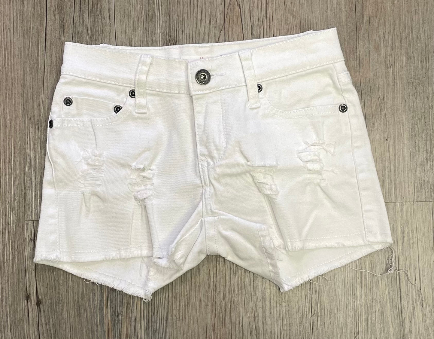 White  Vintage Havana Shorts, 8Y