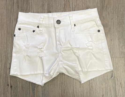 White  Vintage Havana Shorts, 8Y