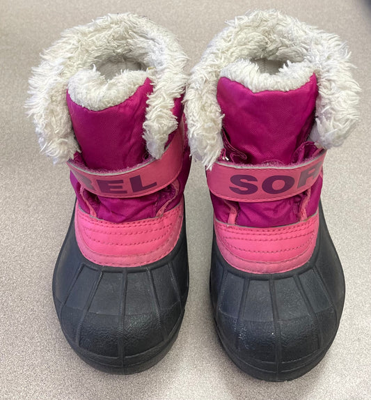 Pink  Sorel Winter Boots, 6T