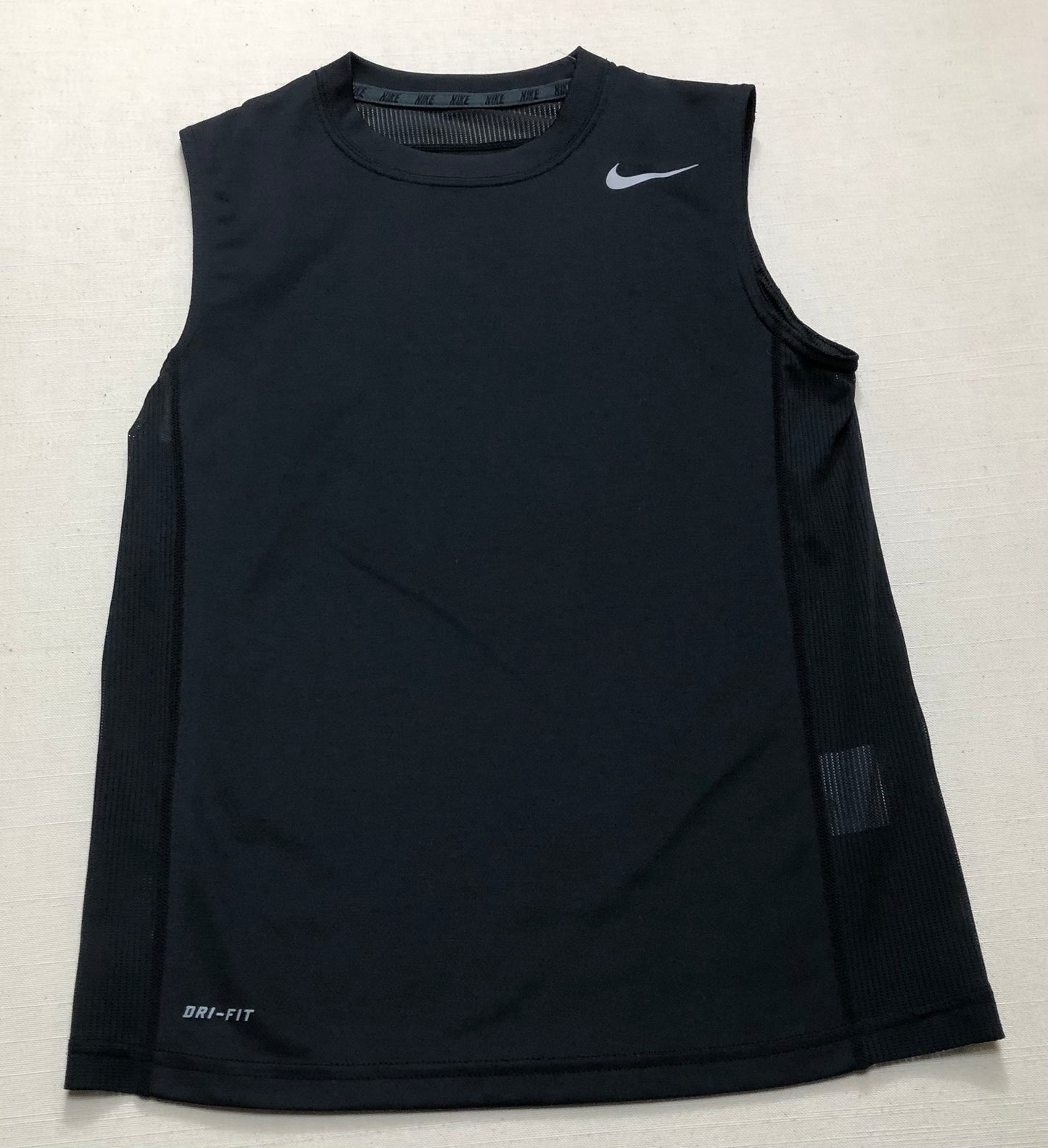 Black  Nike Tank Top, 10-12Y
