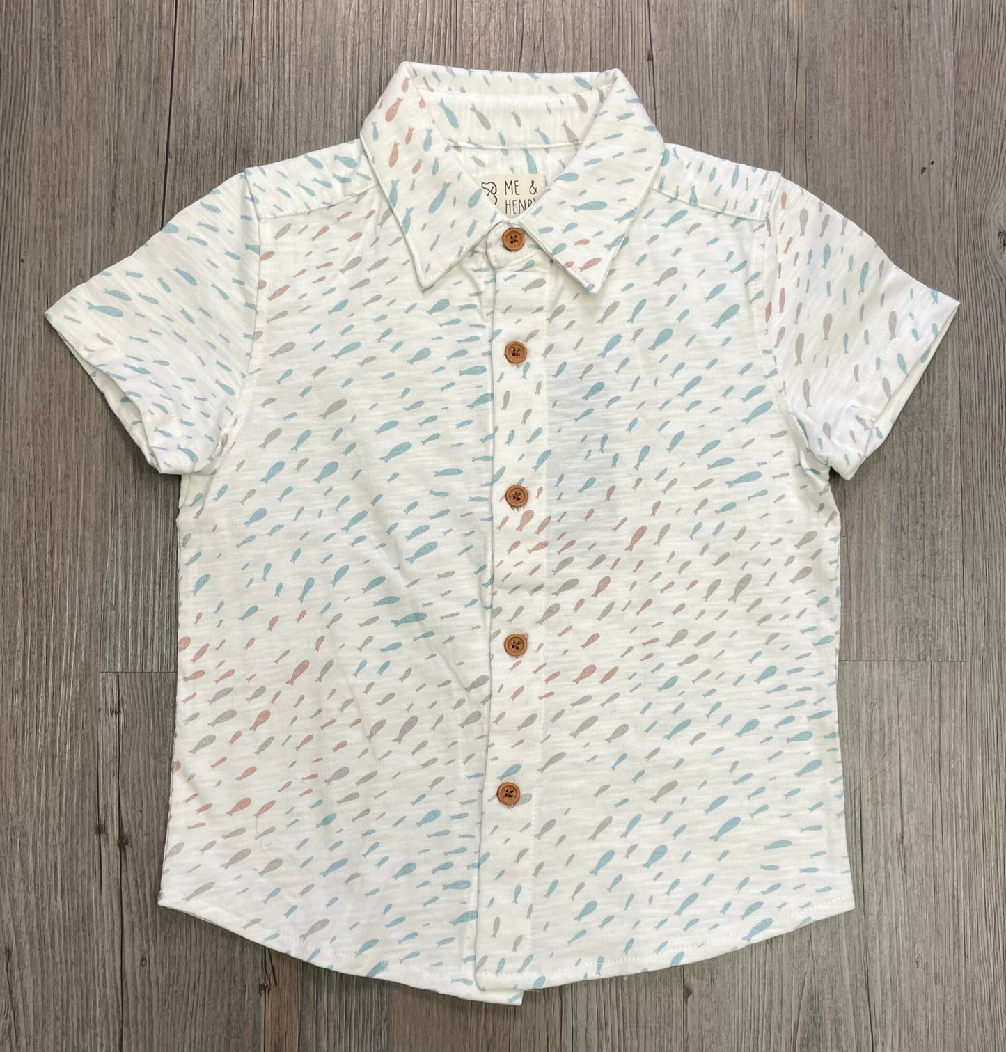 Natural  Me & Henry Polo SL, 5-6Y