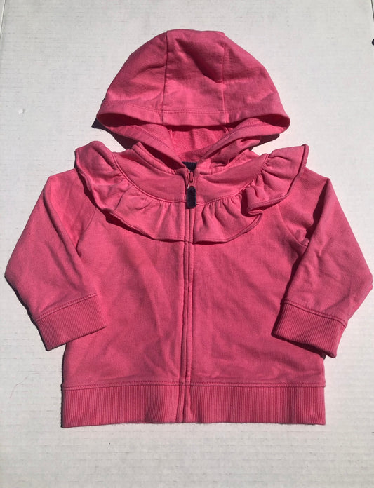 Pink  Carters Zip Up Hoodie, 12M