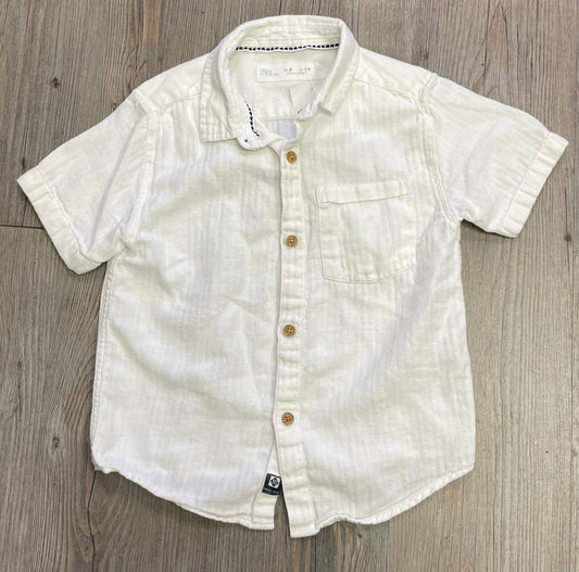 White  Zara Shirt, 5Y